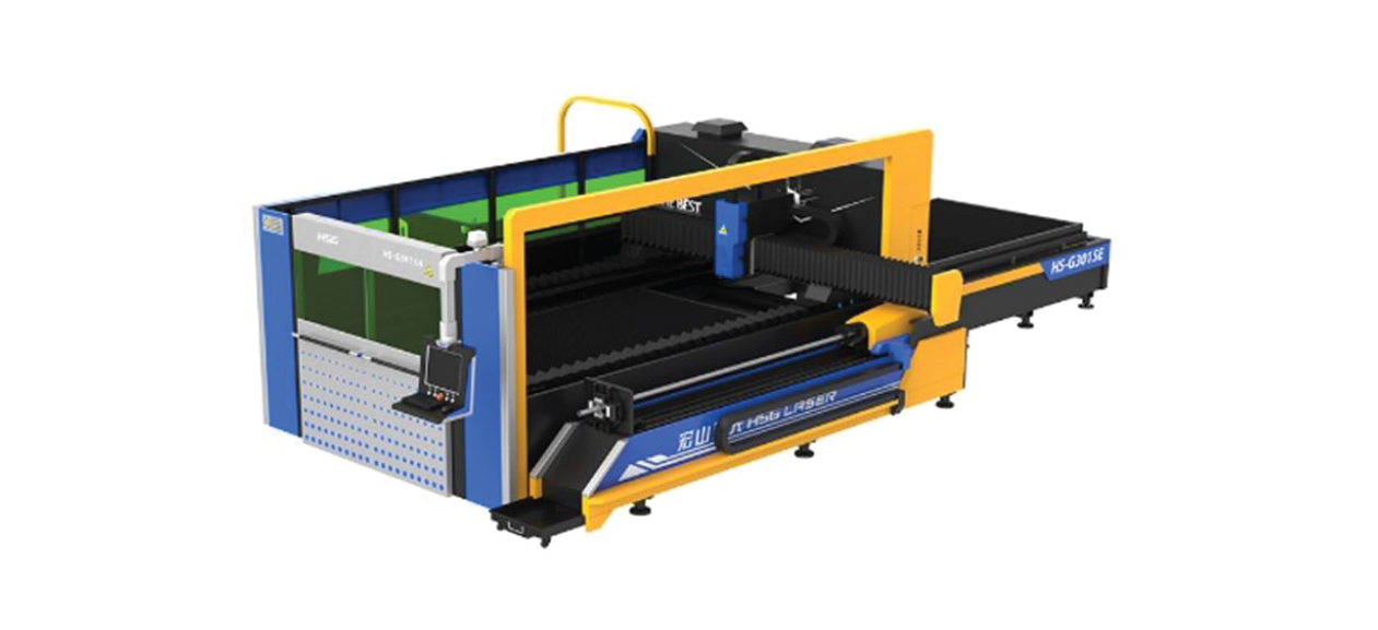 CNC laser cutting machine with IPG Germany laser source used for precision metal fabrication at Mekins Industries