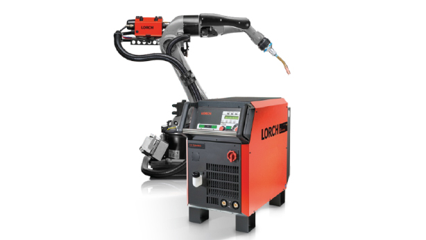 Compact robotic welding unit used for automated precision welding applications